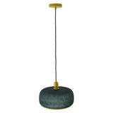 Dune Pendant Lamp - Black Sprayed and Gold by Ashcroft Furniture at Eve Furniture