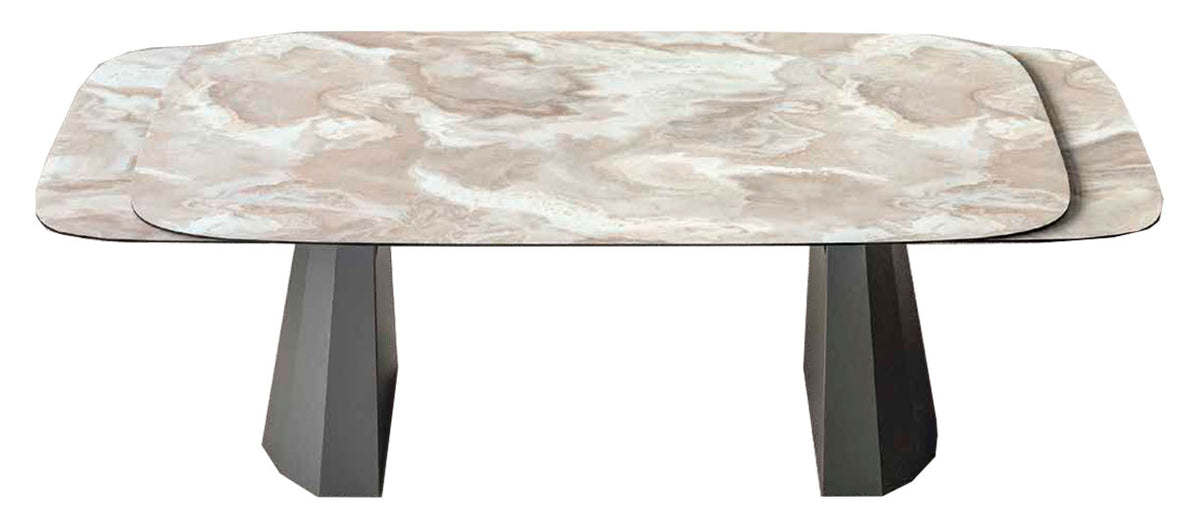 Dune Sand 7-Piece Dining Room Set by ESF Furniture at Eve Furniture