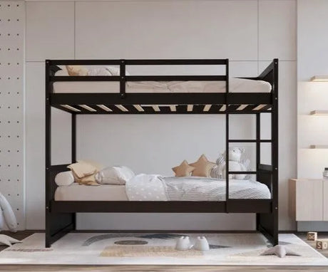 Dune Twin/Twin Bunk Bed Black by Happy Homes at Eve Furniture