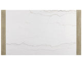 Dune Light Gray Genuine Marble Dining Set by Crown Mark at Eve Furniture