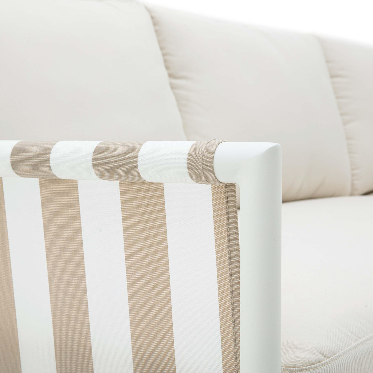 Dunes Cream Outdoor 110" Sofa by TOV Furniture at Eve Furniture
