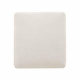 Dunes Cream Outdoor Ottoman by TOV Furniture at Eve Furniture