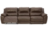 Dunleith Chocolate 3-Piece Power Reclining Sofa by Ashley at Eve Furniture