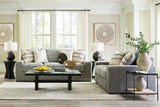 Dunmor Graphite Sofa and Loveseat by Ashley at Eve Furniture