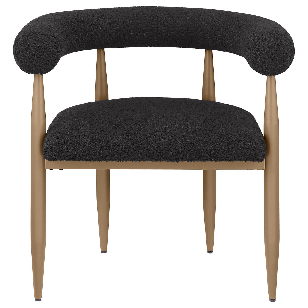 Dunmore Black Boucle Dining Arm Chair, Set of 2 by Coaster at Eve Furniture
