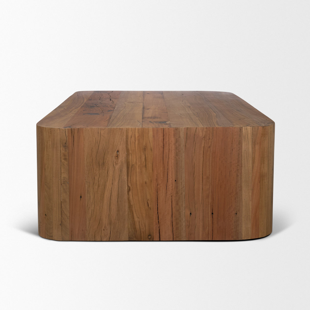 Dunmore Solid Wood Rectangular Open Shelf Coffee Table by Mercana at Eve Furniture