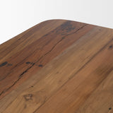 Dunmore Solid Wood Rectangular Open Shelf Coffee Table by Mercana at Eve Furniture