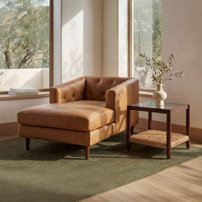 Dunmore Tan Chaise by Moe's Home at Eve Furniture