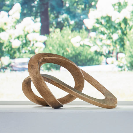 Dunnruck Antique Brass Finish Sculpture by Ashley at Eve Furniture
