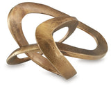 Dunnruck Antique Brass Finish Sculpture by ASHLEY FURNITURE at Eve Furniture