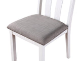 Dunseith White/Gray 5 Pc. Dining Set by Furniture of America at Eve Furniture