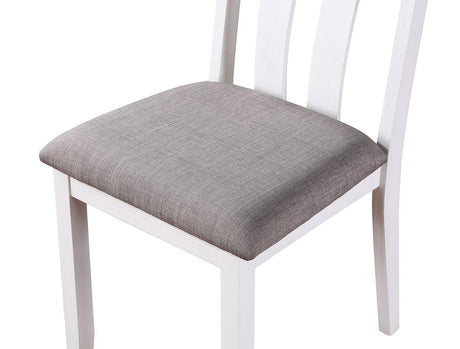 Dunseith White/Gray 5 Pc. Dining Set by Furniture of America at Eve Furniture