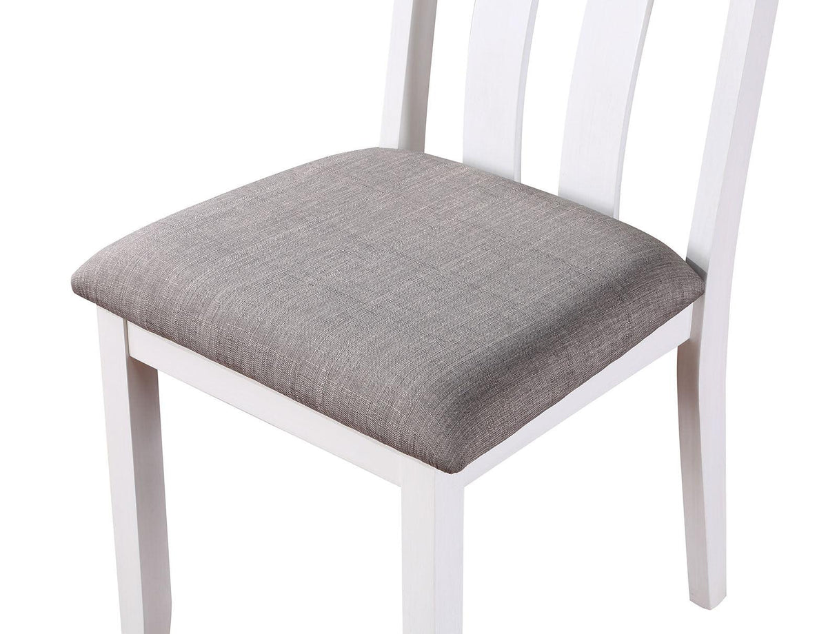 Dunseith White/Gray 5 Pc. Dining Set by Furniture of America at Eve Furniture