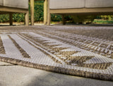 Dunsler Brown/Cream 8' x 10' Rug by Ashley at Eve Furniture