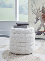 Duntler Ivory Storage Ottoman