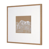 Duo I Horses by Mercana Studio a Framed Art Print Matted under Glass by Mercana at Eve Furniture
