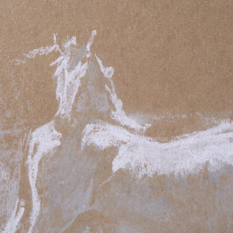 Duo II Horses by Mercana Studio a Framed Art Print Matted under Glass by Mercana at Eve Furniture