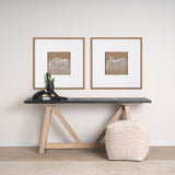 Duo II Horses by Mercana Studio a Framed Art Print Matted under Glass by Mercana at Eve Furniture