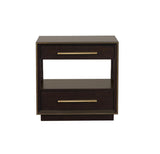 Durango 2-Drawer Nightstand Smoked Peppercorn