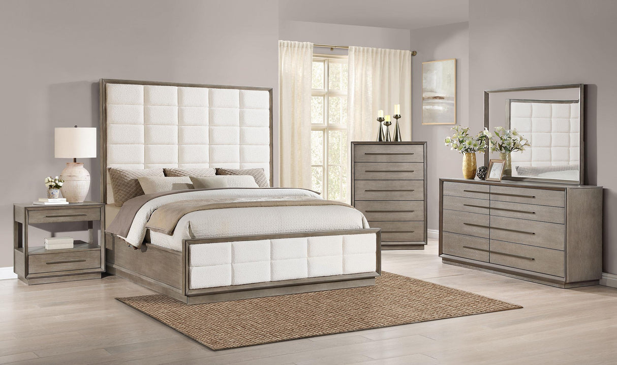 Durango Washed Oak 5-Piece California King Bedroom Set