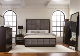 Durango California King Upholstered Bed Smoked Peppercorn/Gray by Coaster at Eve Furniture