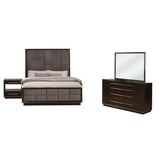 Durango Gray/Smoked Peppercorn 4-Piece Queen Panel Bedroom Set by Coaster at Eve Furniture
