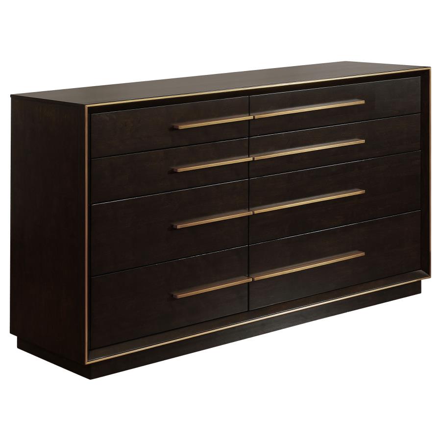 Durango Gray/Smoked Peppercorn 4-Piece Queen Panel Bedroom Set by Coaster at Eve Furniture