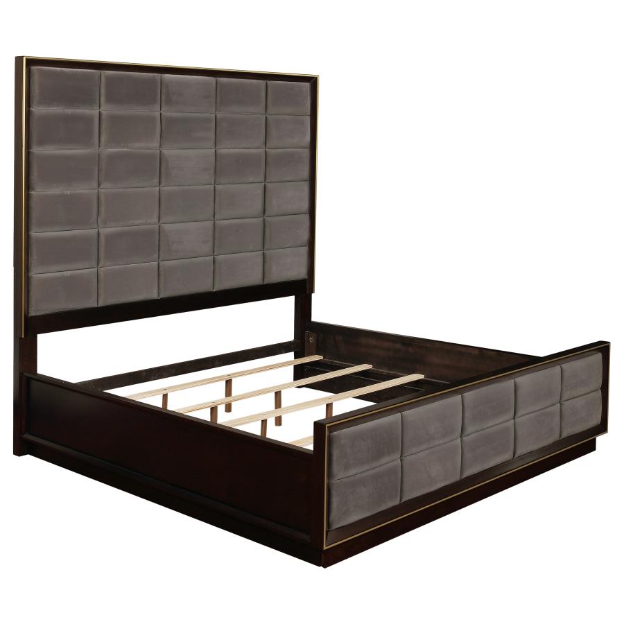 Durango Gray/Smoked Peppercorn 5-Piece Eastern King Bedroom Set by Coaster at Eve Furniture