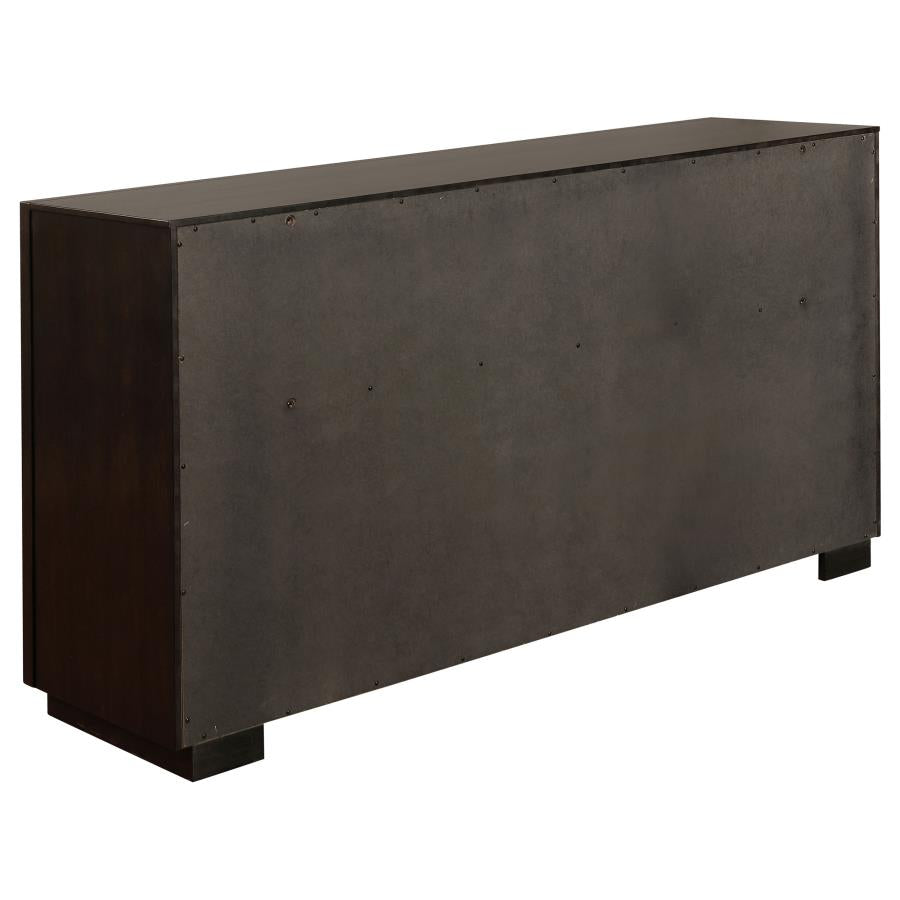 Durango Gray/Smoked Peppercorn 5-Piece Eastern King Bedroom Set by Coaster at Eve Furniture