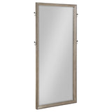 Durango Oak Full Length Standing Floor Mirror Washed by Coaster at Eve Furniture