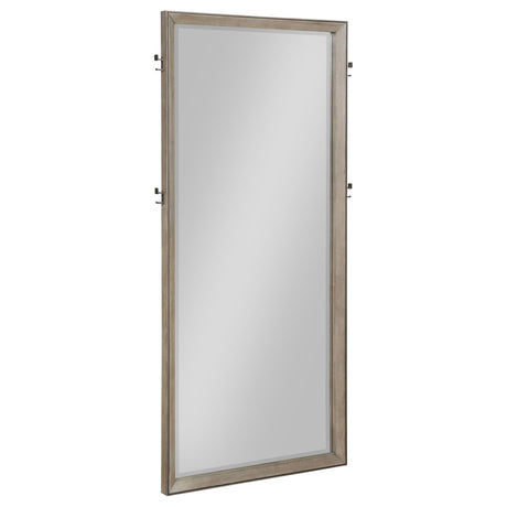Durango Oak Full Length Standing Floor Mirror Washed by Coaster at Eve Furniture
