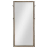 Durango Oak Full Length Standing Floor Mirror Washed by Coaster at Eve Furniture
