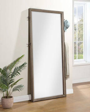 Durango Oak Full Length Standing Floor Mirror Washed by Coaster at Eve Furniture