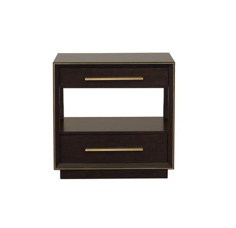 Durango Smoked Peppercorn 2-Drawer Nightstand by Coaster at Eve Furniture
