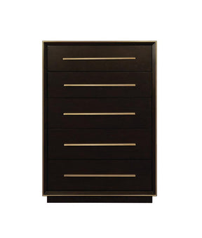 Durango Smoked Peppercorn 5-Drawer Chest by Coaster at Eve Furniture