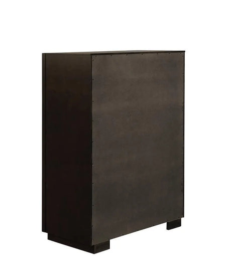 Durango Smoked Peppercorn 5-Drawer Chest by Coaster at Eve Furniture