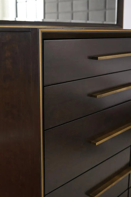 Durango Smoked Peppercorn 8-Drawer Dresser by Coaster at Eve Furniture