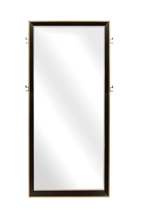 Durango Smoked Peppercorn Floor Mirror by Coaster at Eve Furniture