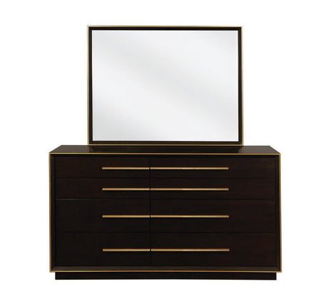 Durango Smoked Peppercorn Mirror by Coaster at Eve Furniture