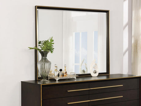 Durango Smoked Peppercorn Mirror by Coaster at Eve Furniture