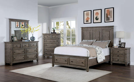 Durango Warm Gray Mirror by Furniture of America at Eve Furniture