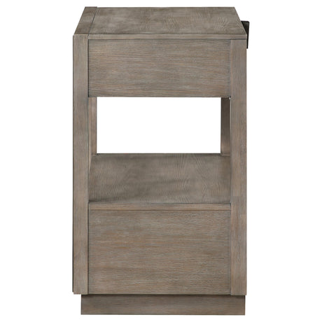 Durango Washed Oak 2-drawer Nightstand Bedside Table by Coaster at Eve Furniture