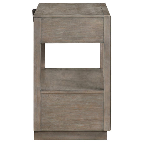 Durango Washed Oak 2-drawer Nightstand Bedside Table by Coaster at Eve Furniture