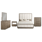Durango Washed Oak 5-Piece Eastern King Bedroom Set by Coaster at Eve Furniture