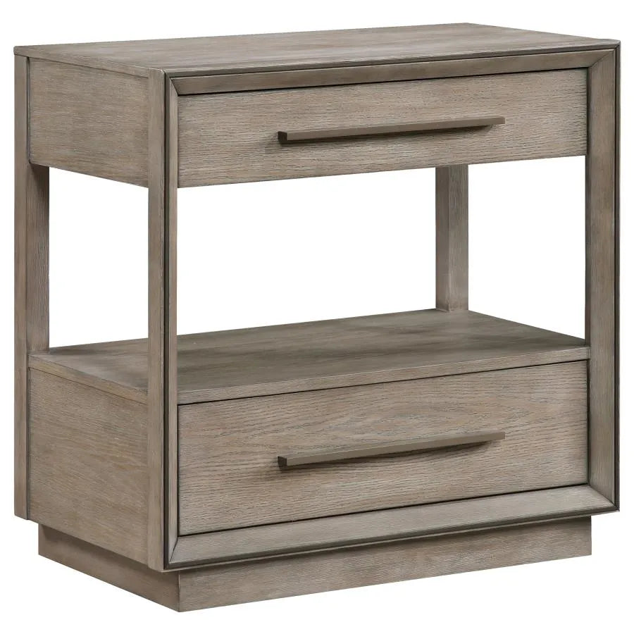 Durango Washed Oak 5-Piece Eastern King Bedroom Set by Coaster at Eve Furniture