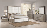 Durango Washed Oak 5-Piece Eastern King Bedroom Set by Coaster at Eve Furniture