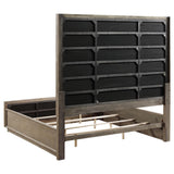 Durango Washed Oak 77-inch Eastern King Panel Bed by Coaster at Eve Furniture