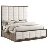 Durango Washed Oak 77-inch Eastern King Panel Bed by Coaster at Eve Furniture