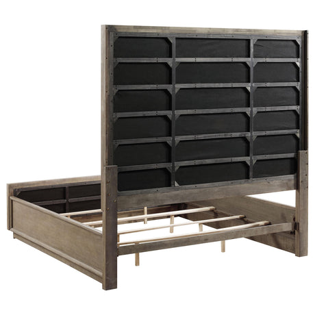 Durango Washed Oak 77-inch Eastern King Panel Bed by Coaster at Eve Furniture