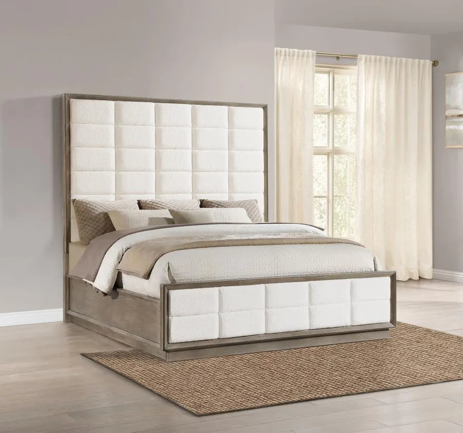 Durango Washed Oak 77-inch Eastern King Panel Bed by Coaster at Eve Furniture